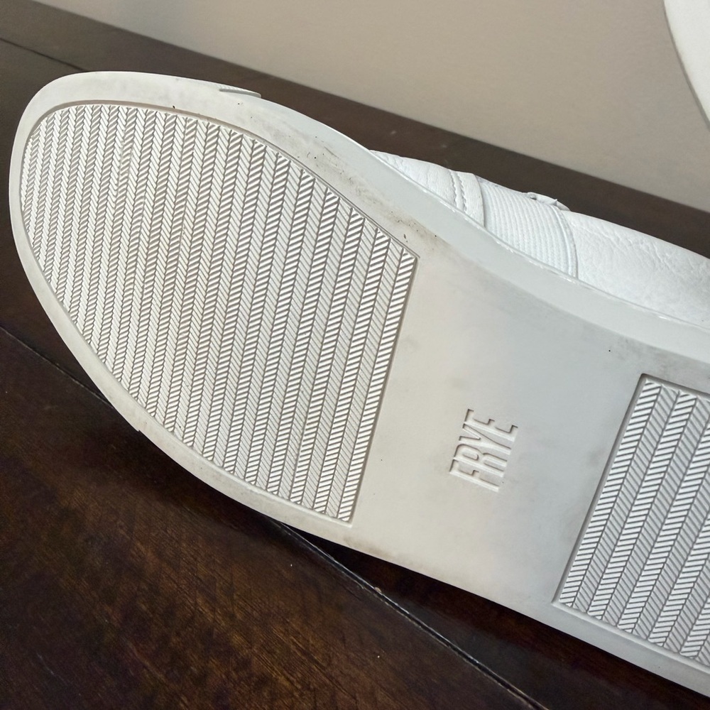 Frye White Leather Men's Loafers - Picture 4 of 8